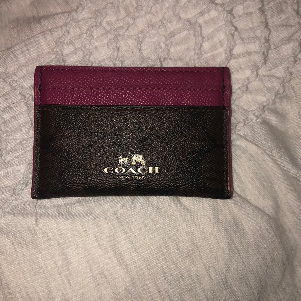 Coach card holder